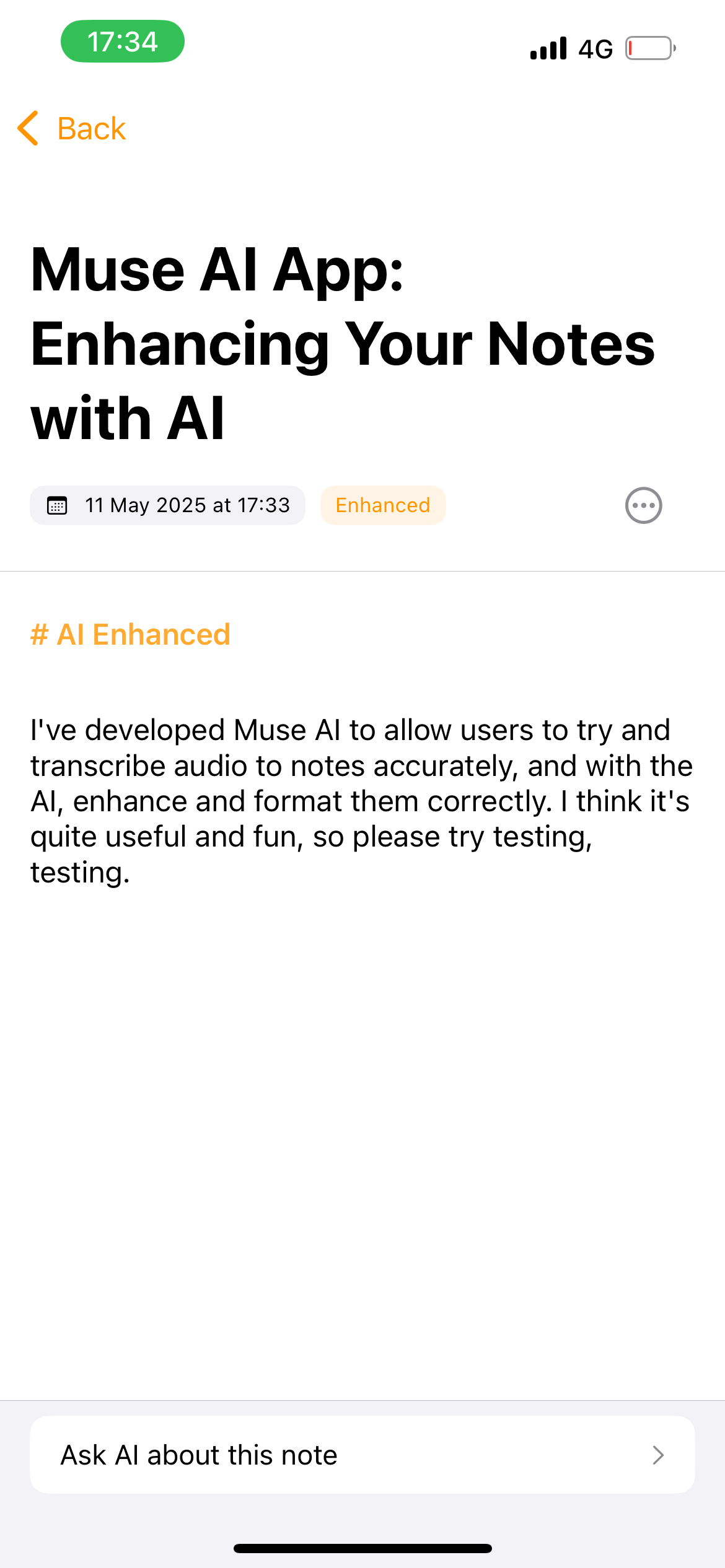 Muse AI Screenshot 8